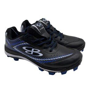 BOOMBAH womens molded cleats size 5.5 black and blue New